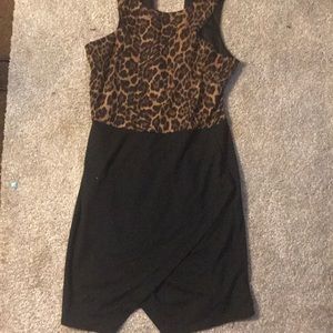 Cheetah Print pencil dress